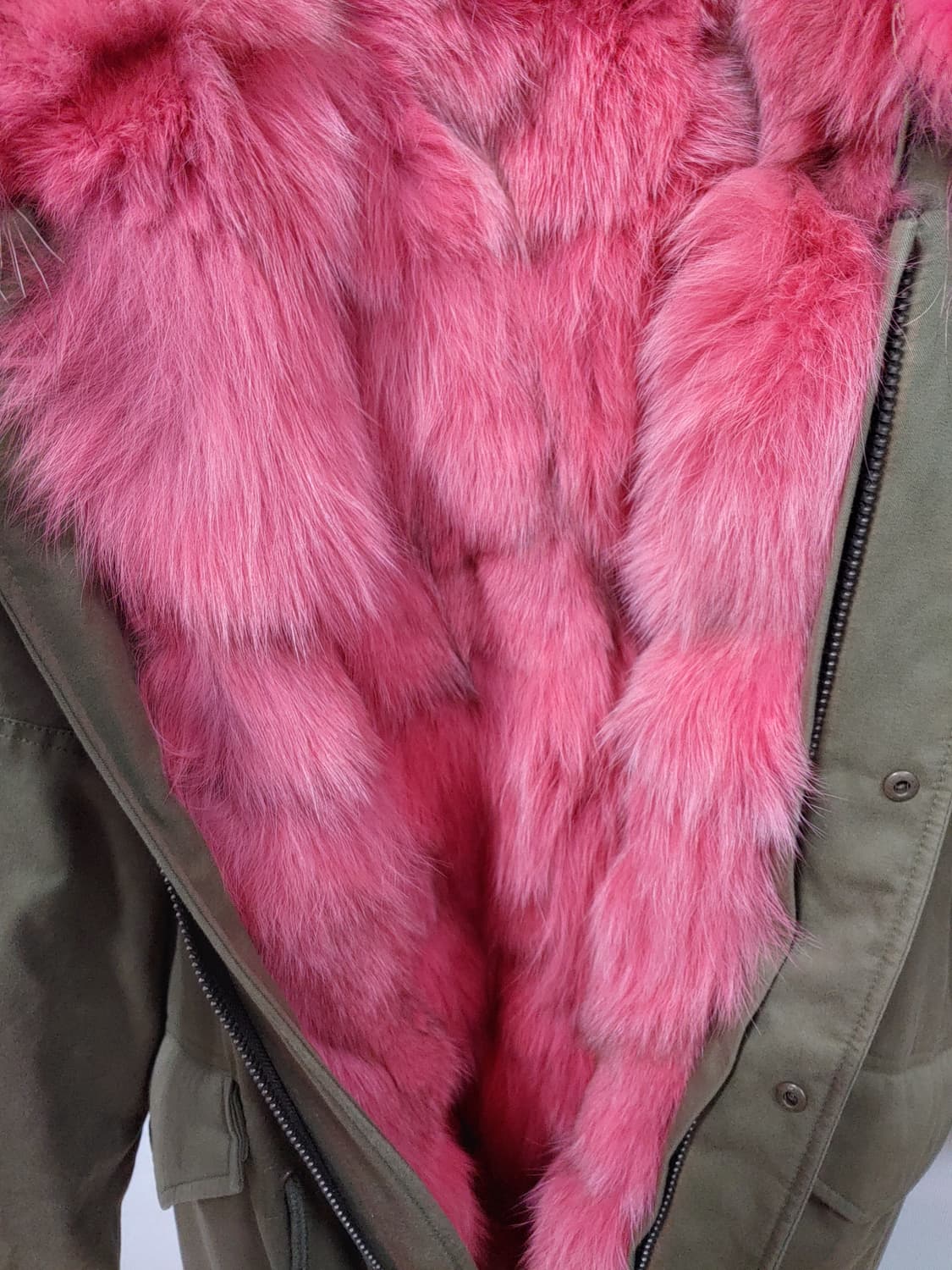 엣지 폭스 롱 야상 점퍼 여성66 상품이미지3