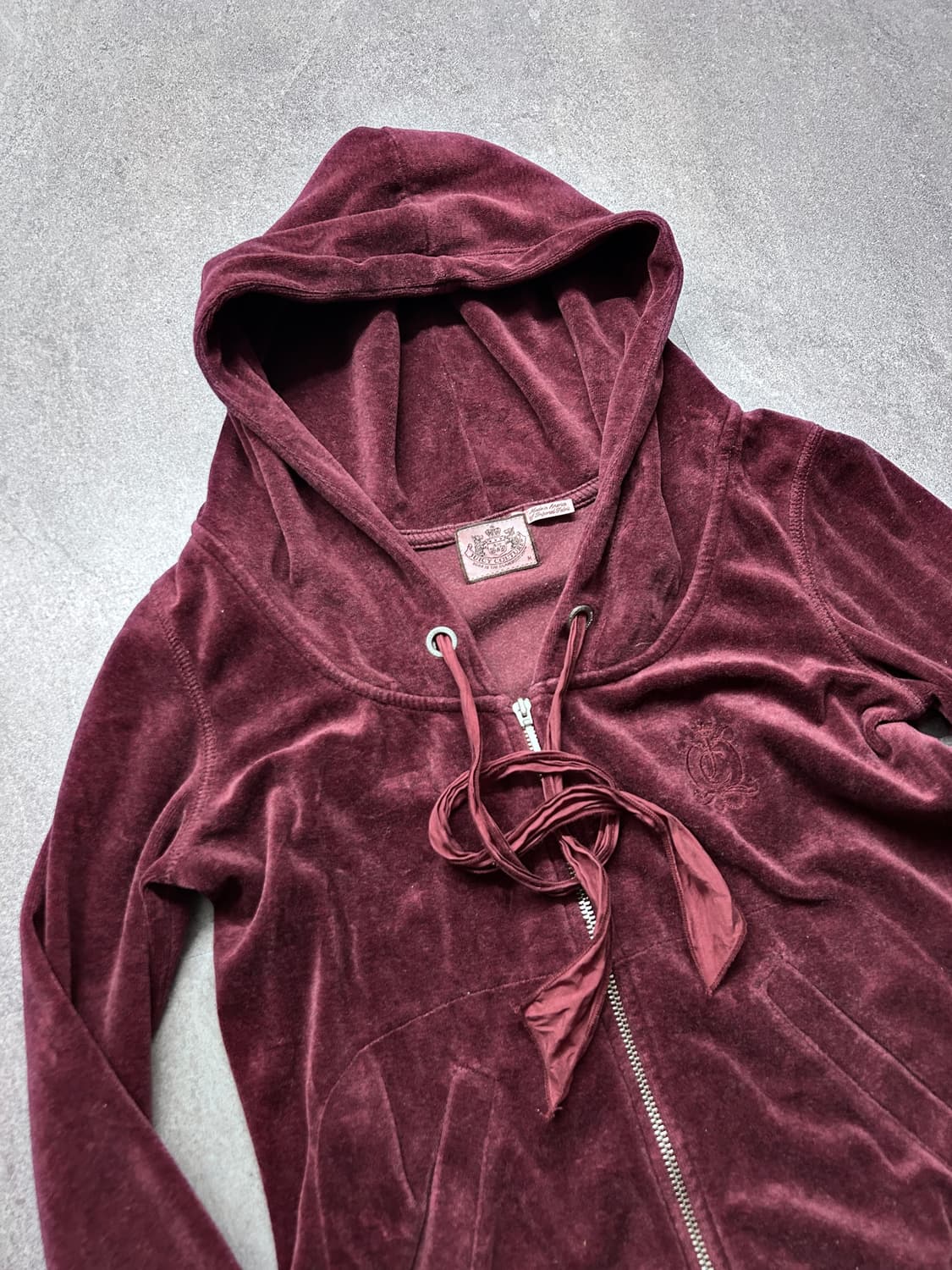Juicy Couture Ribbon String Draped Hood 상품이미지6