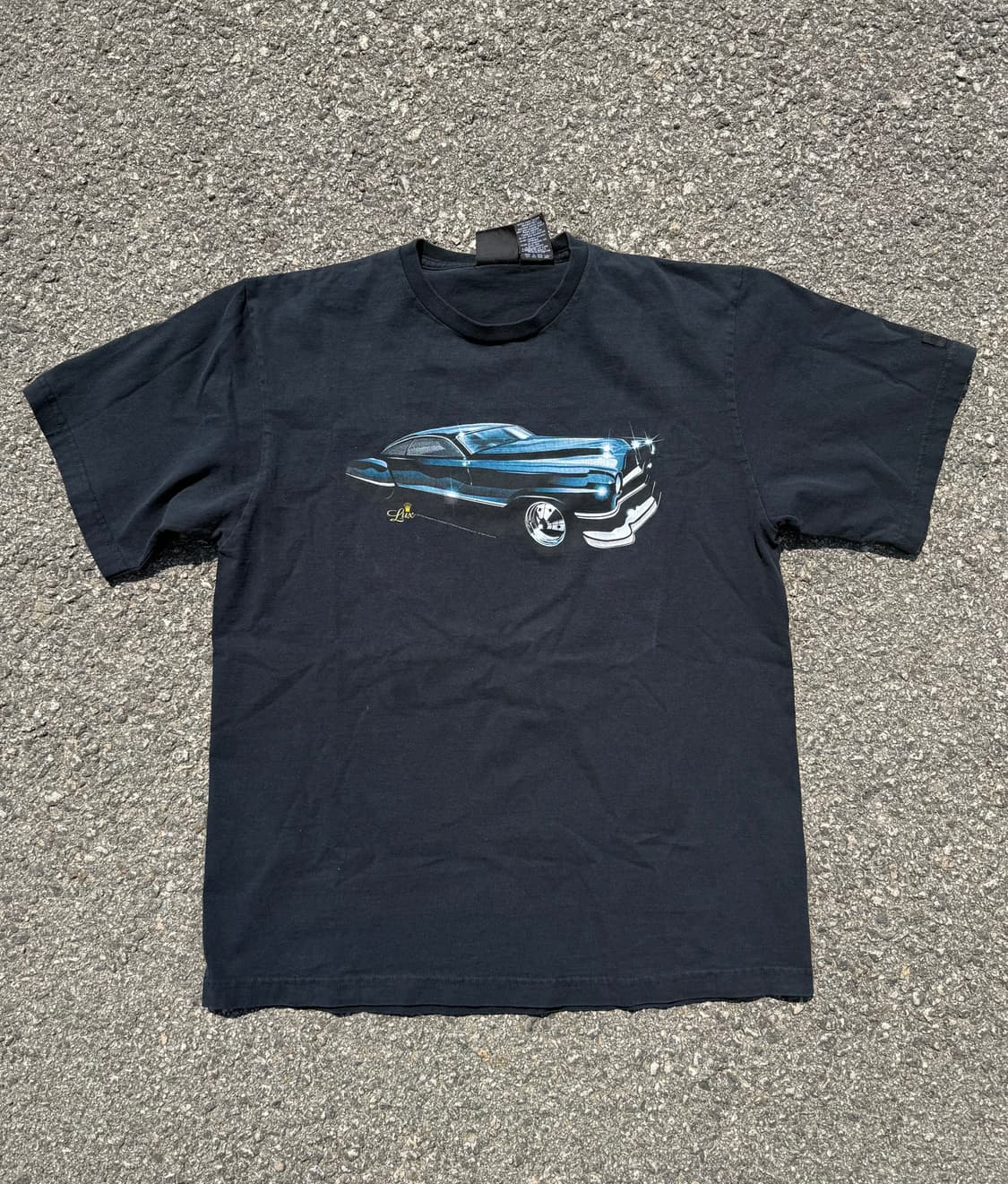 90s Hot rod made in usa old car t shirt 상품이미지1