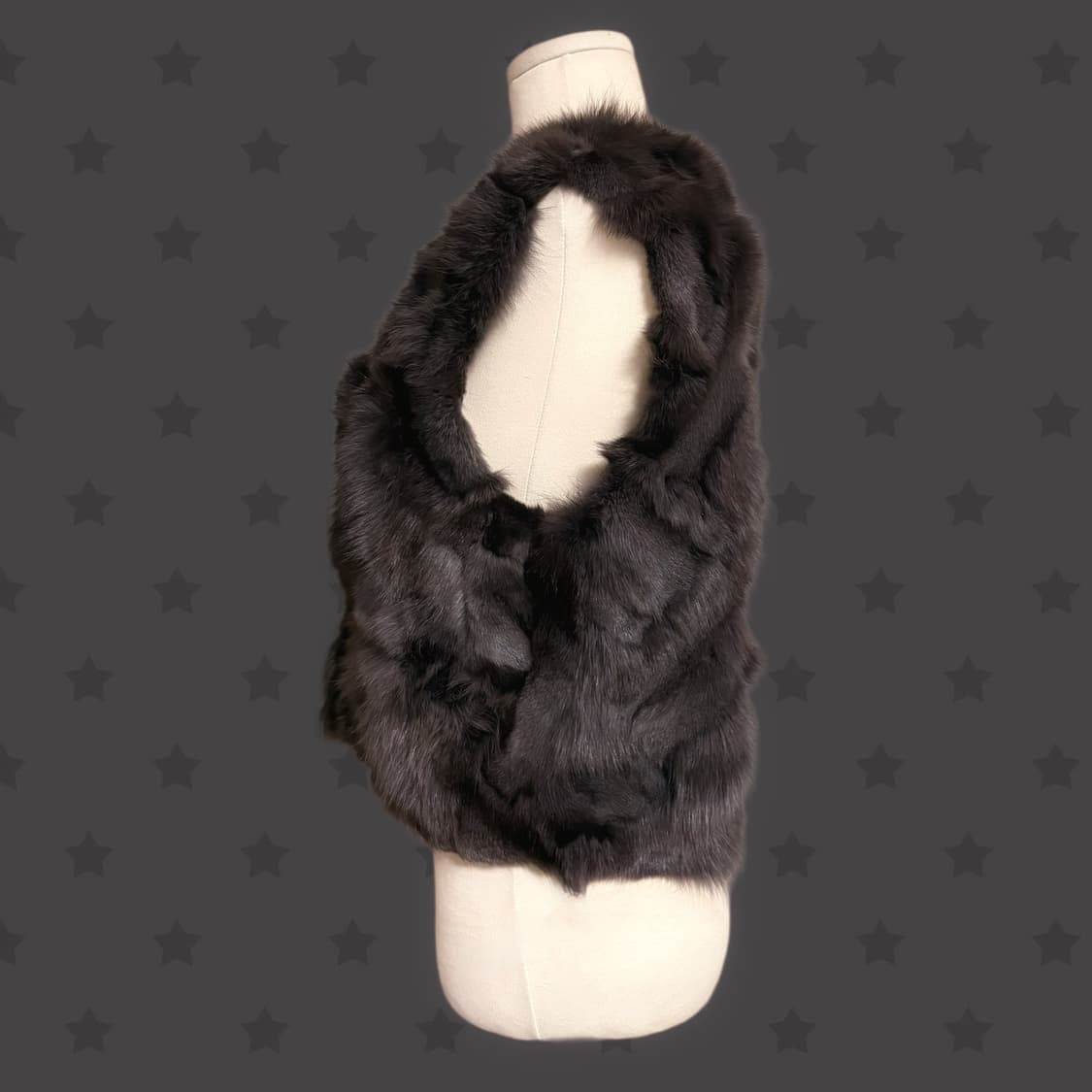 오네갸루 핀터깔 대장 퍼 조끼 자켓  상품이미지2