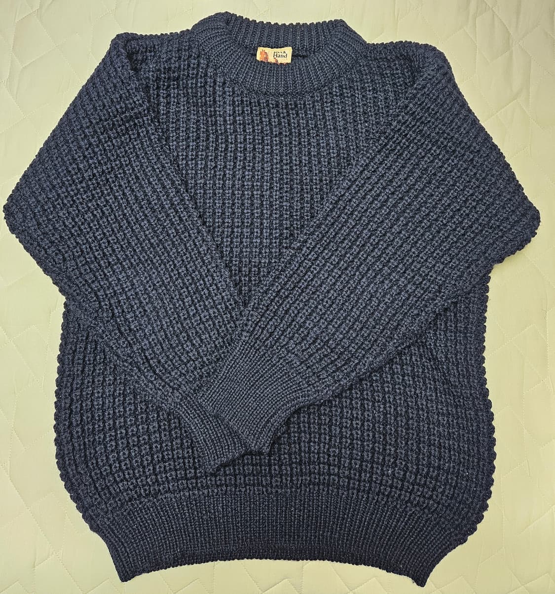 deck hand 팝콘 니트 네이비색상 상품이미지1