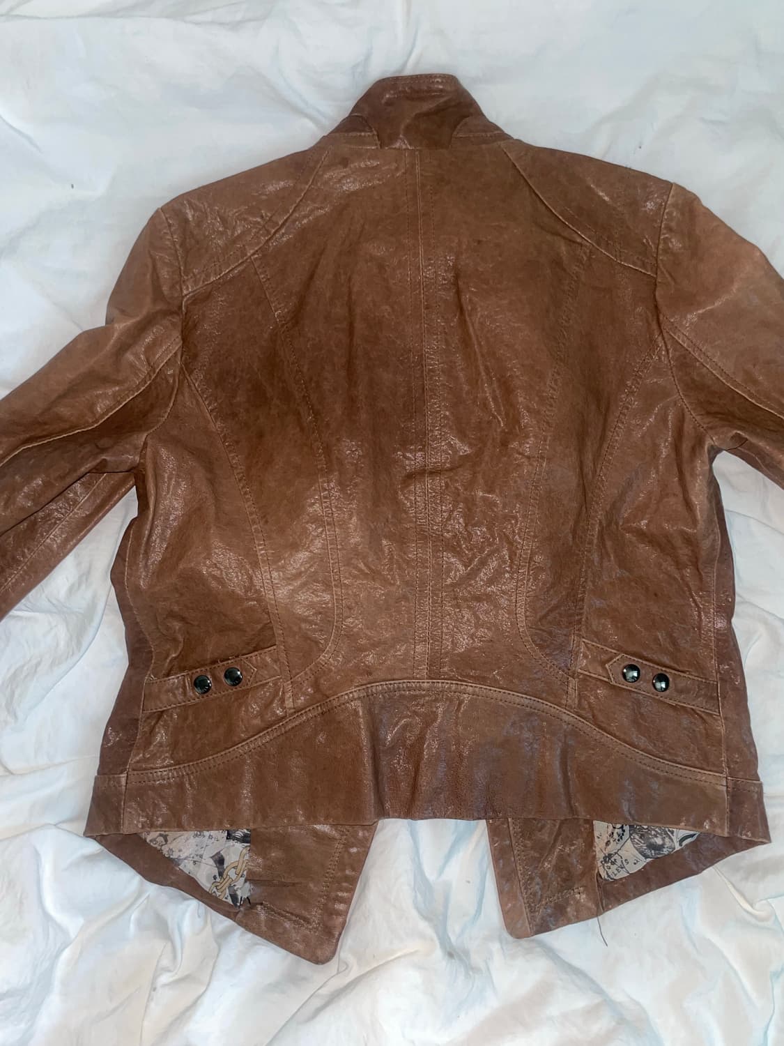 양가죽 빈티지 레더자켓 상품이미지2