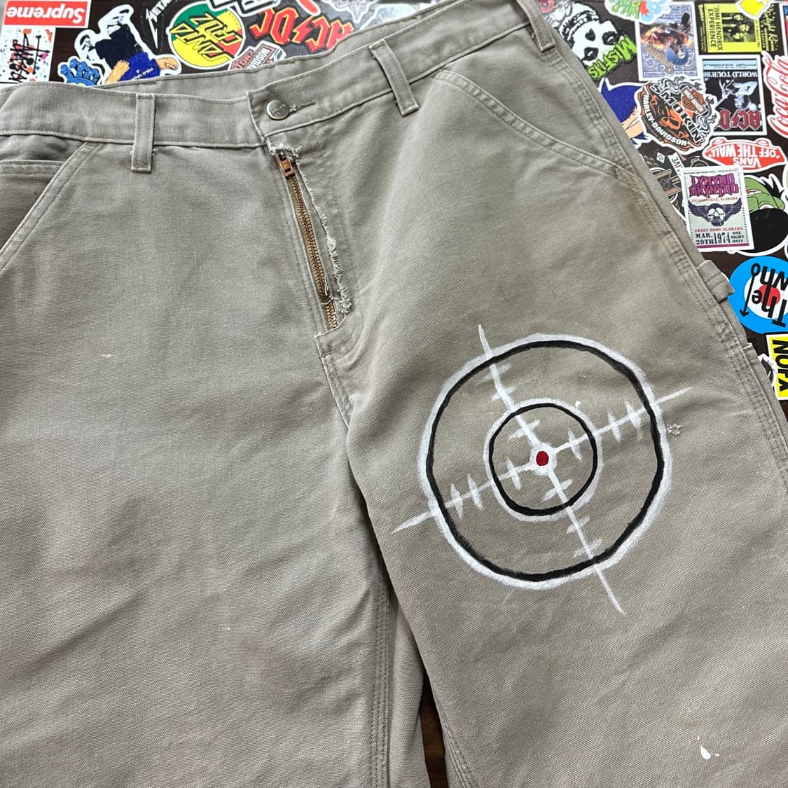 칼하트 커스텀 카펜터 팬츠 B11-DES 34 상품이미지4