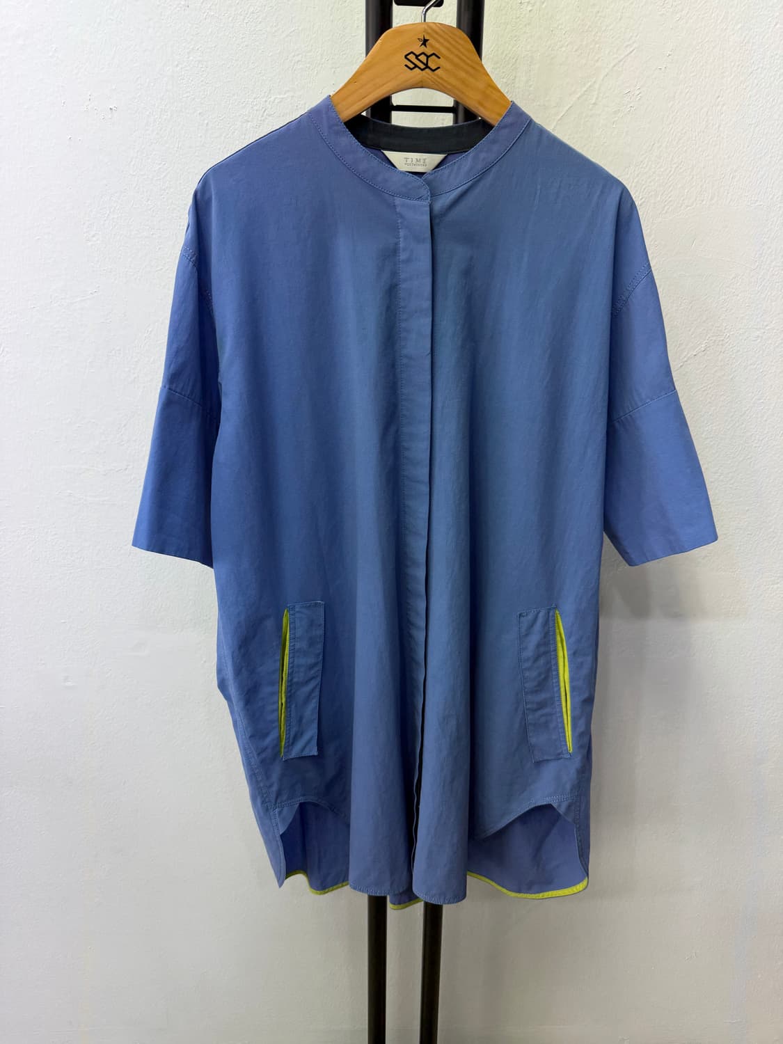 정품) TIME 타임 한섬 여성 블루셔츠 자켓 82 상품이미지1