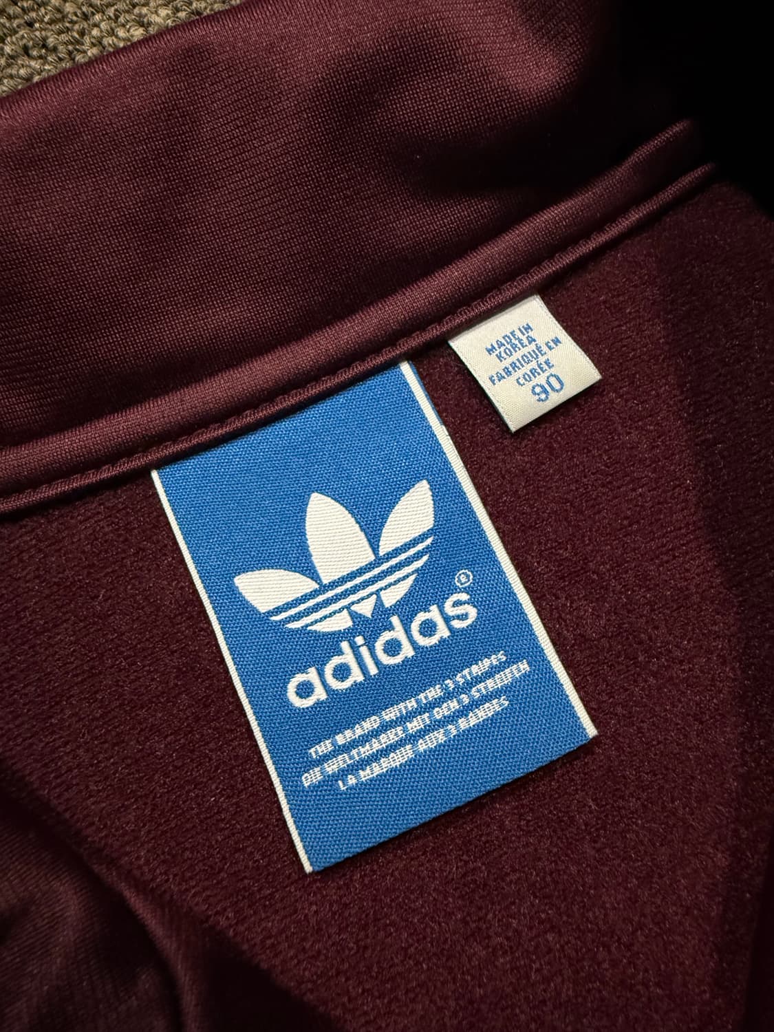 Adidas 아디다스 버건디 져지 상품이미지3