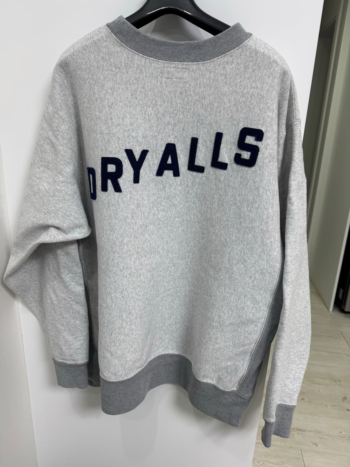 휴먼메이드 컬리지 스웨트셔츠 화이트 2XL 택포 21 상품이미지3