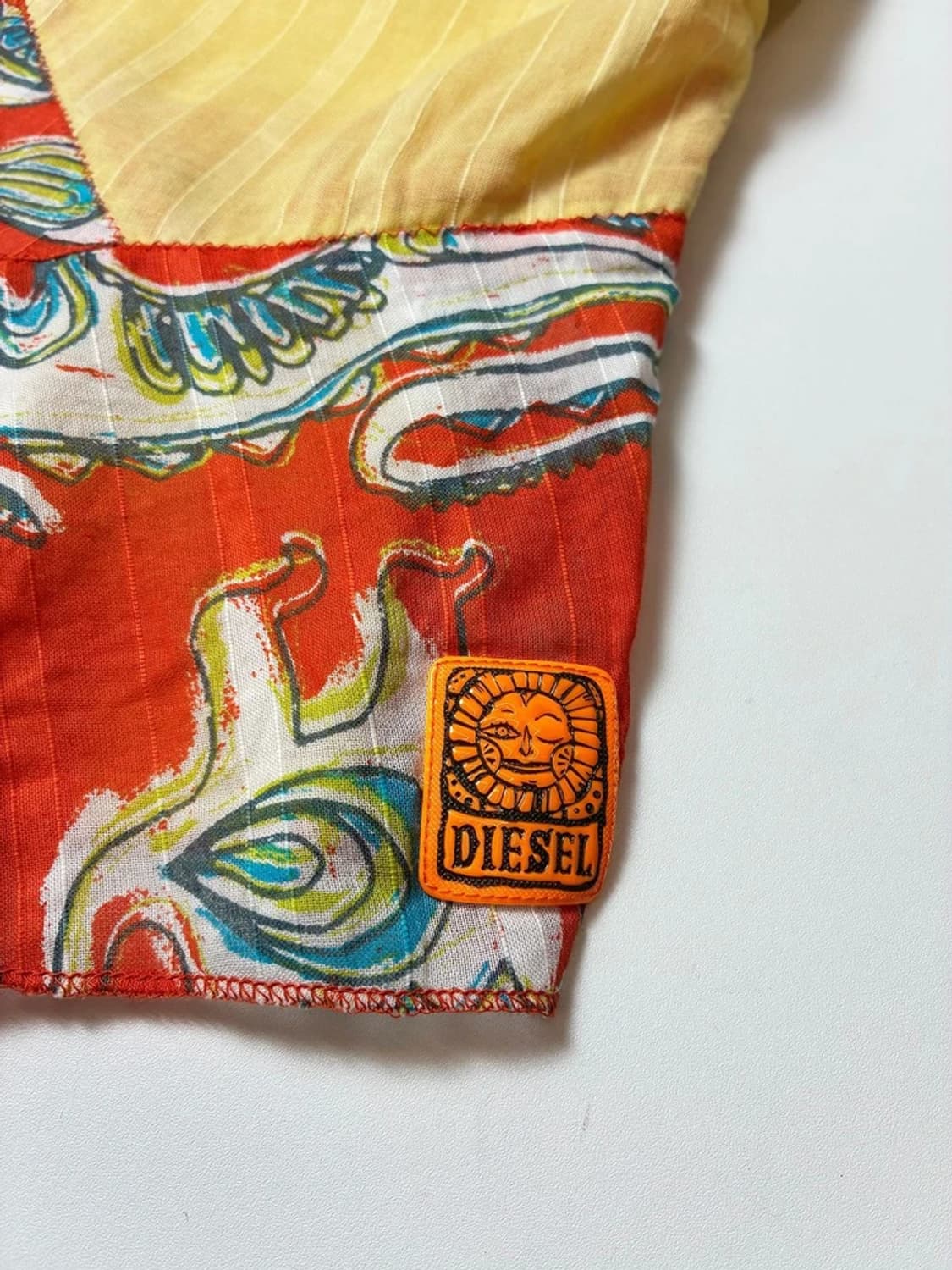 디젤 DIESEL 00's 배색 슬리브 리스 PN9040 상품이미지4