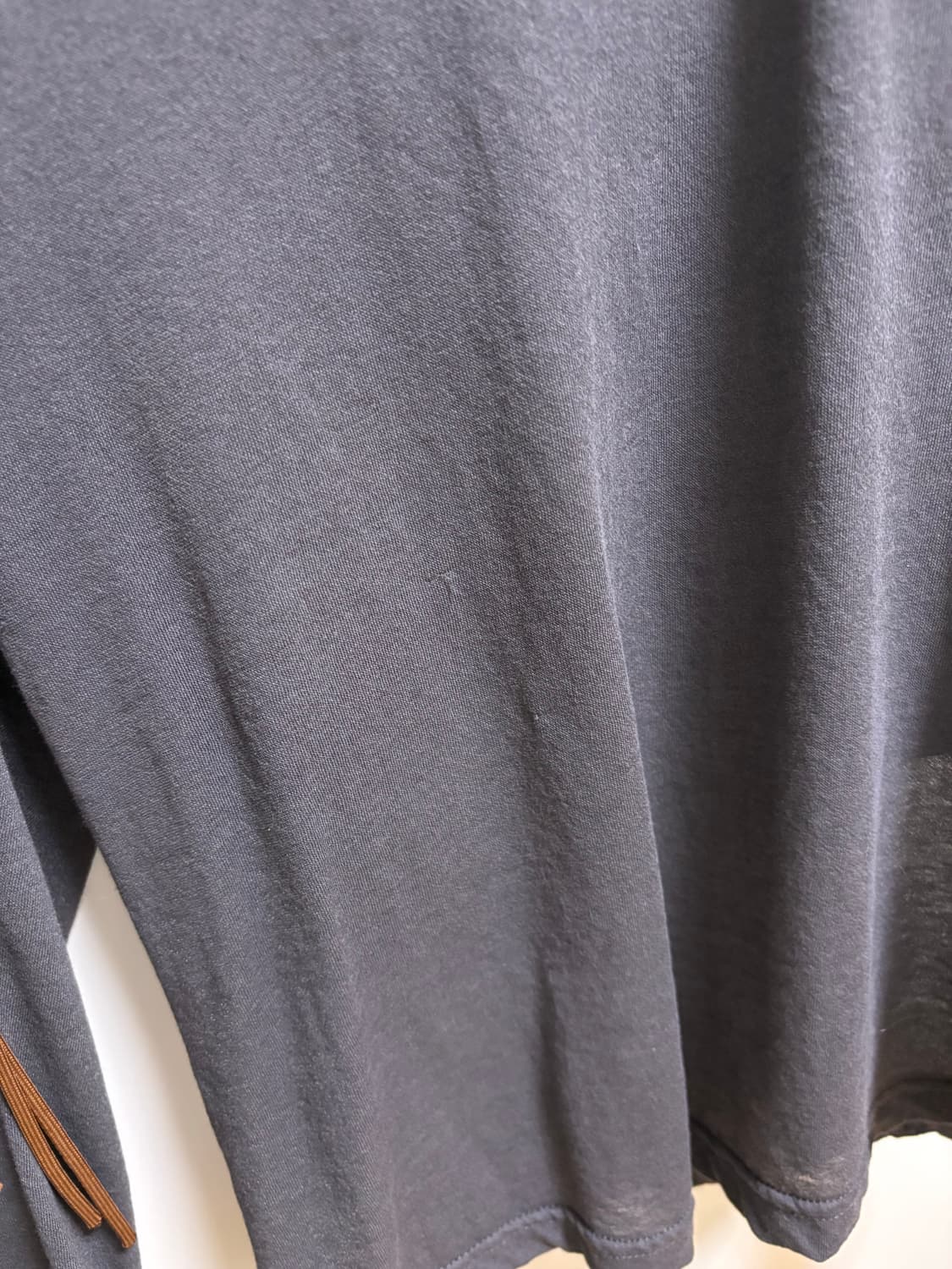 울리카 커튼 하프 팬츠 차콜 상품이미지5