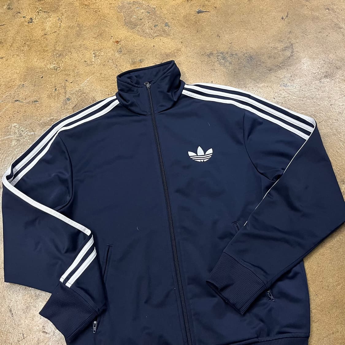 [정품/95] 아디다스 삼선 트랙탑 네이비 져지 b10 상품이미지1
