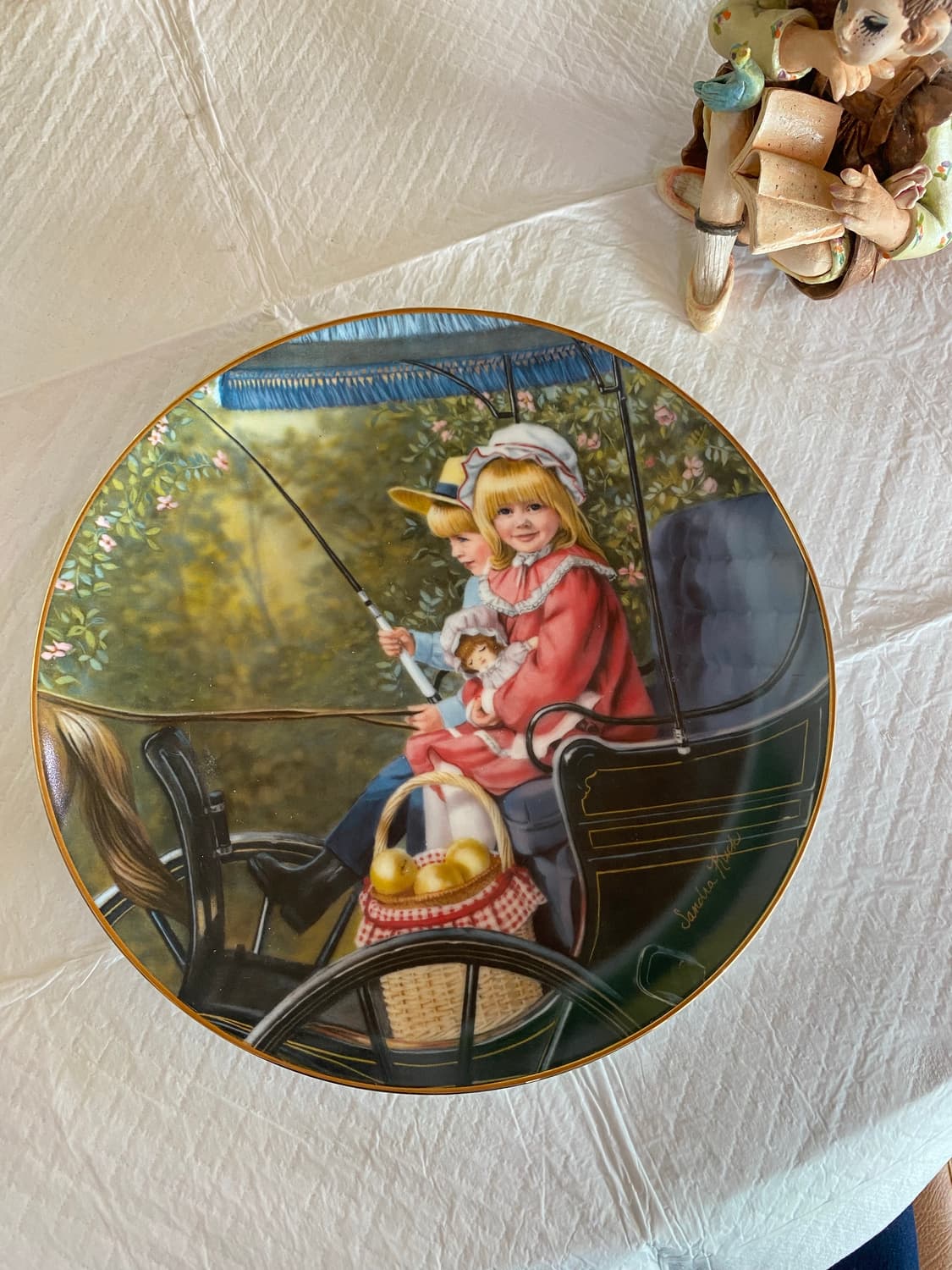 미국 빈티지 reco 장식접시 상품이미지1