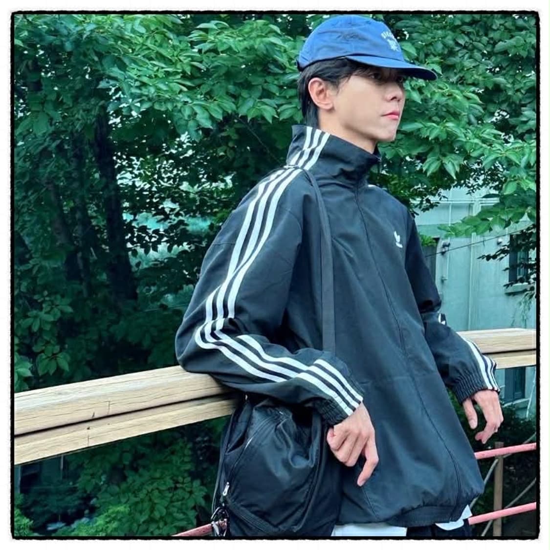 아디다스 신형 주우재 착용 락업 트랙탑 윈드브레이커 자켓 바람막이 희귀져 상품이미지3