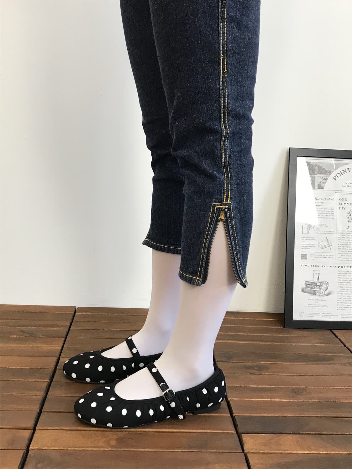 Jpn Dark Denim Capri Pants 상품이미지3
