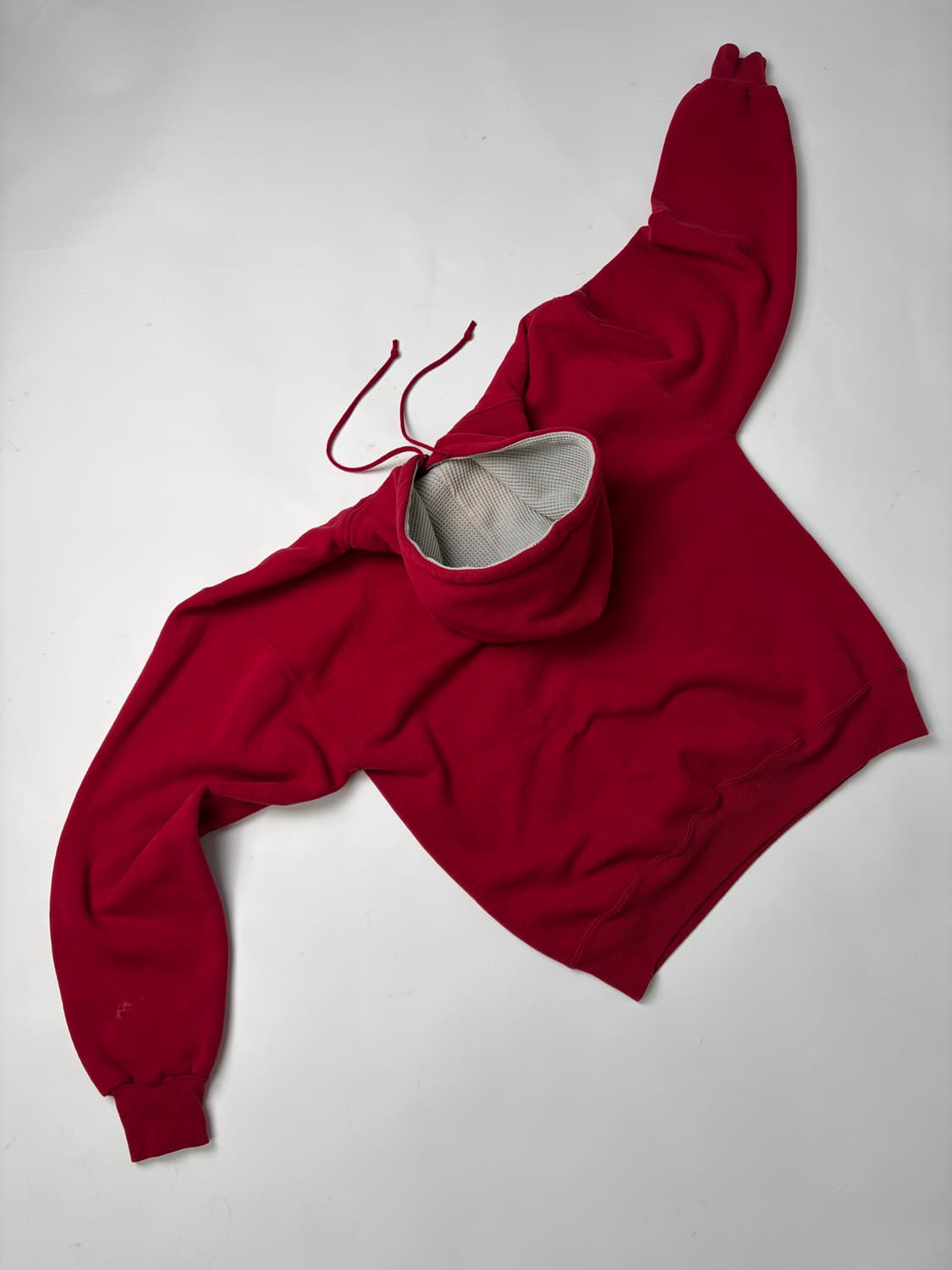 90s Russell Button Hoodie (red) 상품이미지2