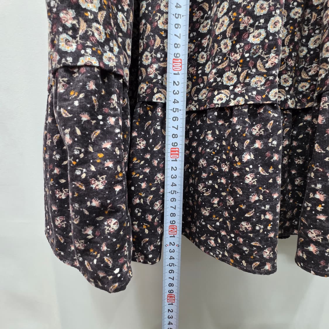 1324[Thursday Island]플라워 패턴 롱원피스 M / 하객룩 상품이미지4