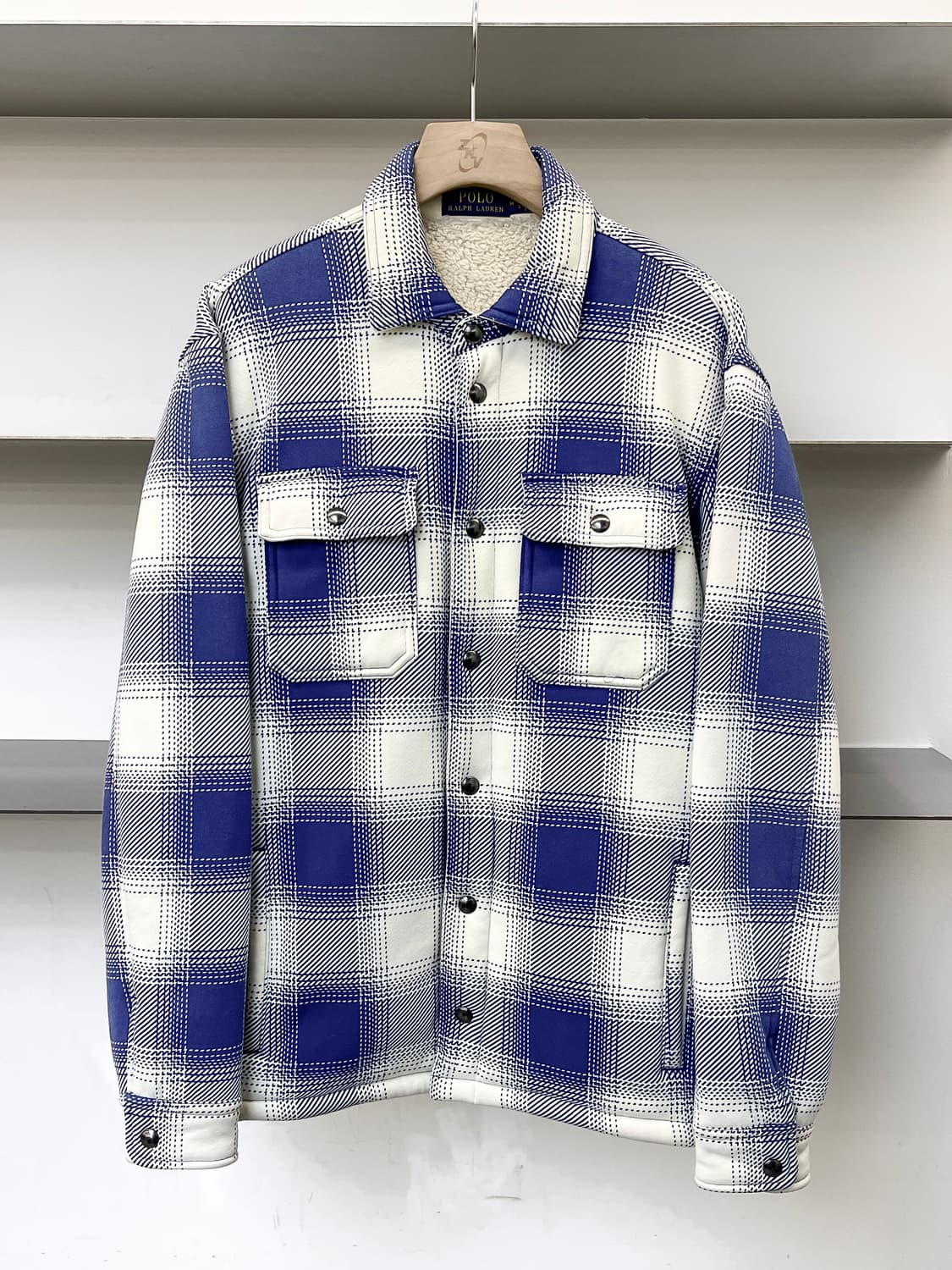 폴로랄프로렌 플레이드 체크 플리스 자켓 상품이미지2