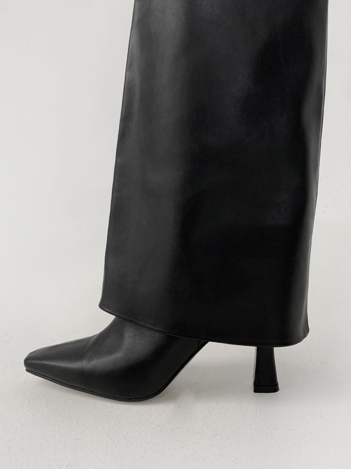 폴드 부츠 힐 8cm 상품이미지4