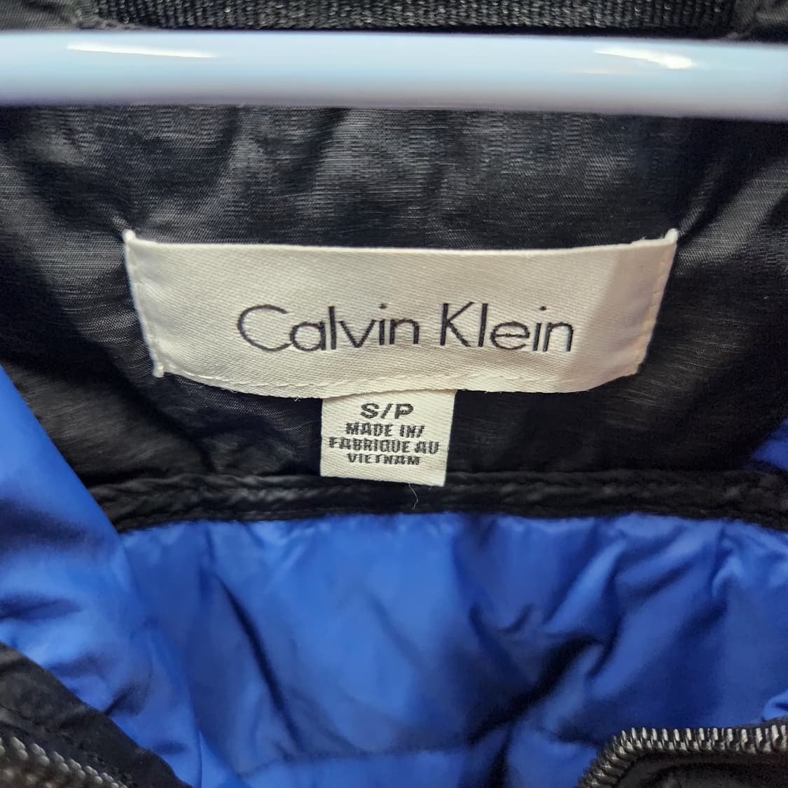 캘빈클라인 로고 덕다운 경량패딩 L 상품이미지5