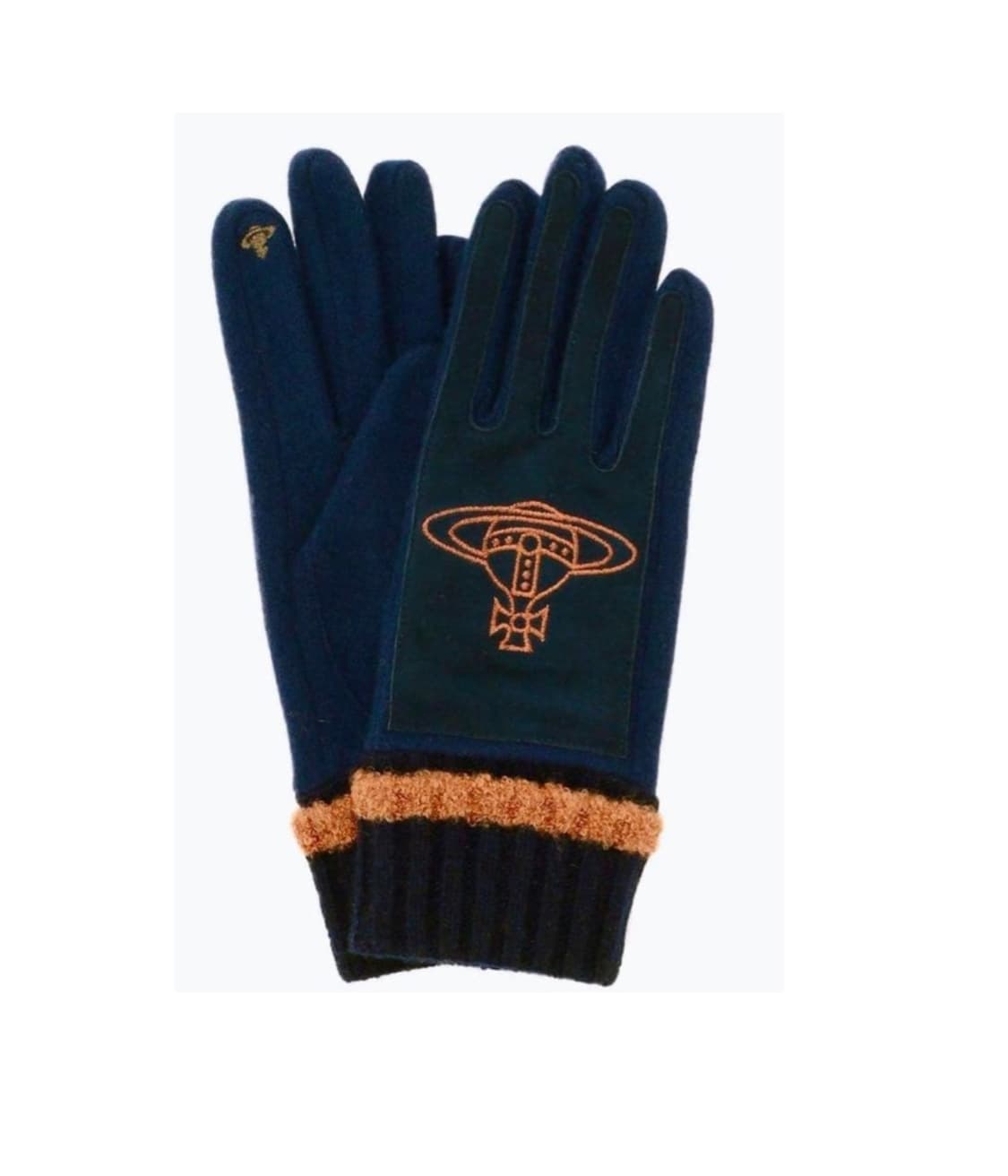 비비안 웨스트우드 빅 orb 저지 글러브 네이비 (새상품) 상품이미지1