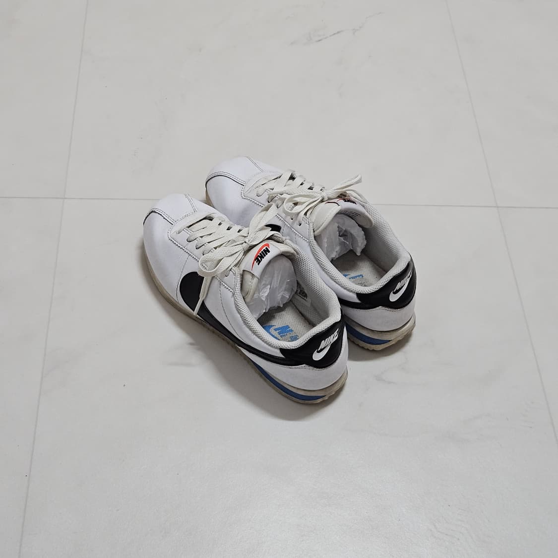 나이키 코르테즈 레더 화이트 250 상품이미지2