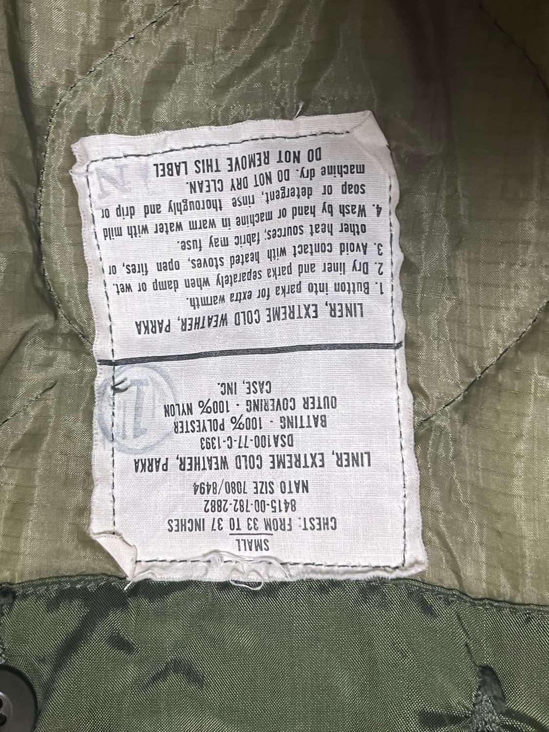 M65 파카 1세대 스몰 상품이미지6