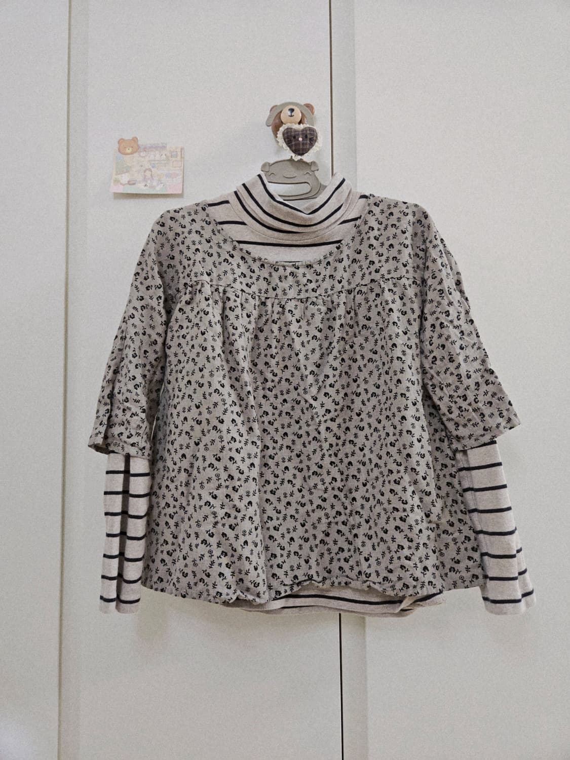 빈티지 모리걸 코디세트 잔꽃블라우스 상품이미지4