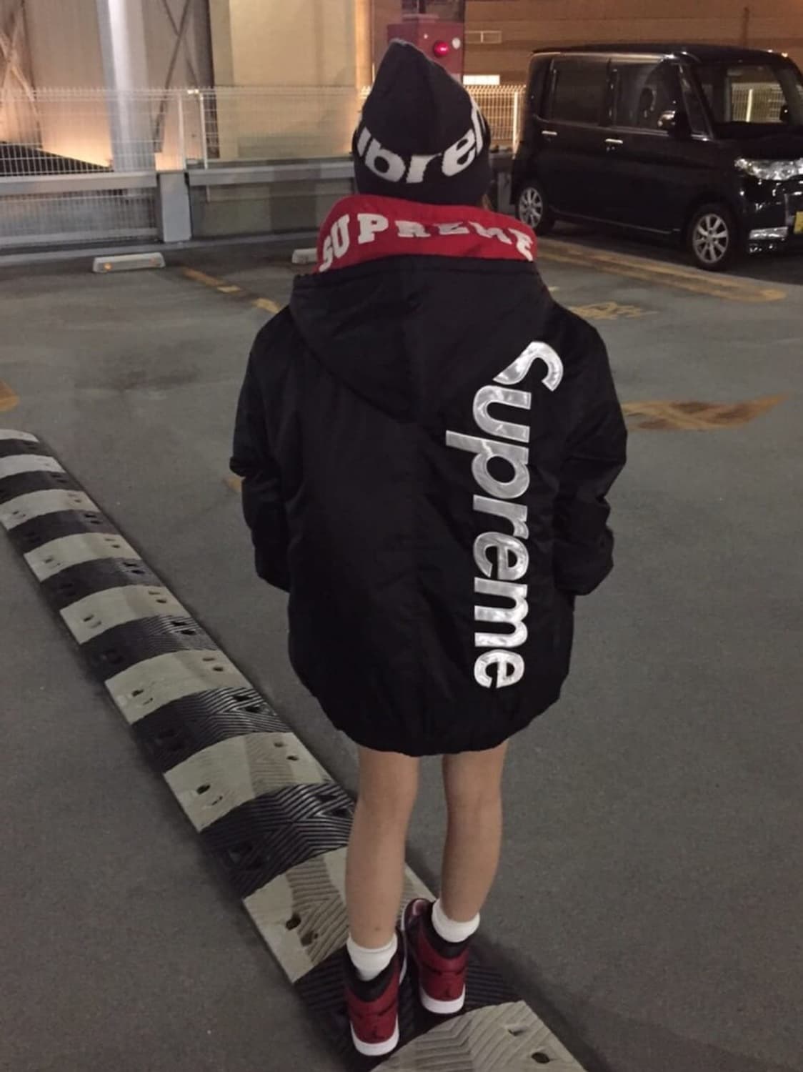 슈프림 15fw 투톤 후드 사이드라인 자켓 xl 상품이미지2