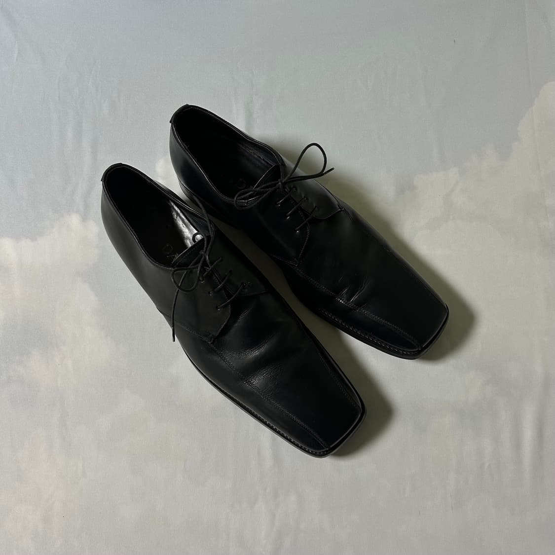 Prada semi square toe derby shoes 상품이미지2
