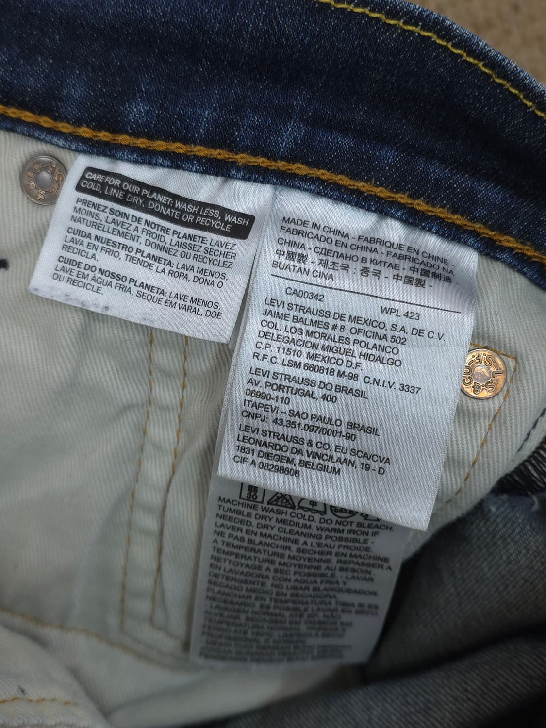 리바이스 135주년 청바지 상품이미지8