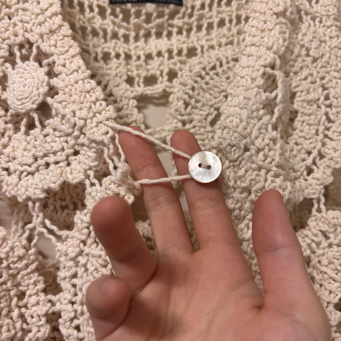 빈티지 크로셰 베스트 상품이미지2