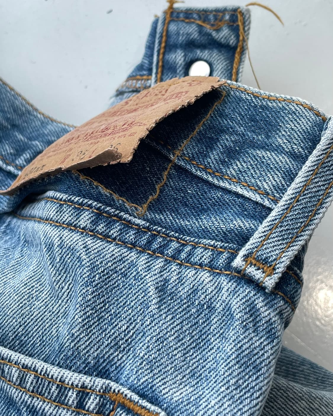 90s USA Levi’s 501xx (555 factory) 35x36 상품이미지7