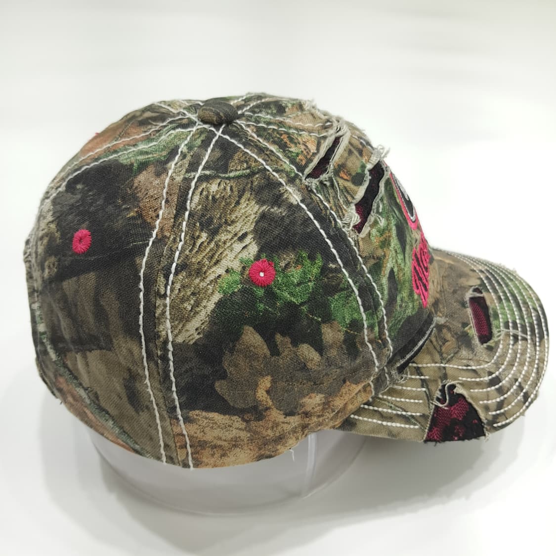 Mossy Oak 카모 디스트레스드 볼캡 P1579 상품이미지4