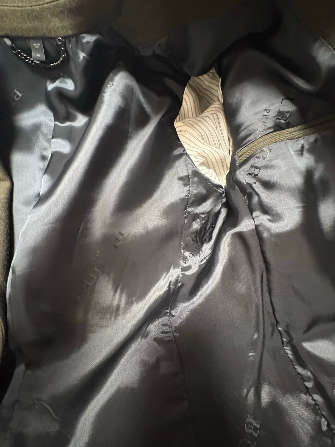 버버리 다크그린 블레이저 46 Made in Italy 상품이미지3