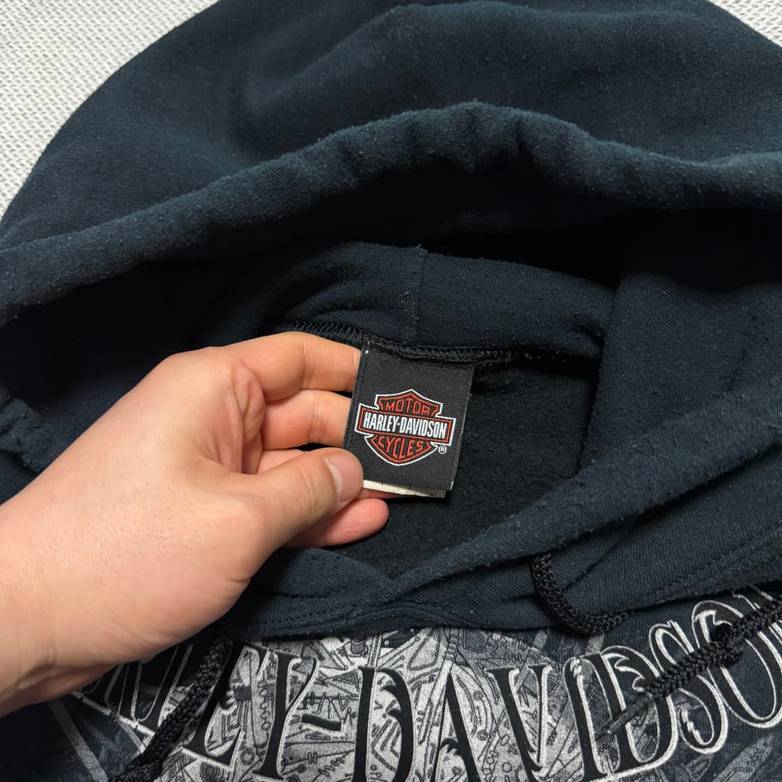 할리데이비슨 서울 프린팅 후드티 상품이미지2