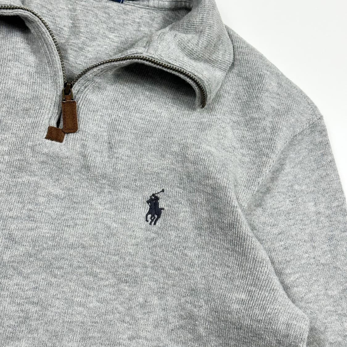 폴로 랄프로렌 여성 클래식 반집업 니트 XS 상품이미지3