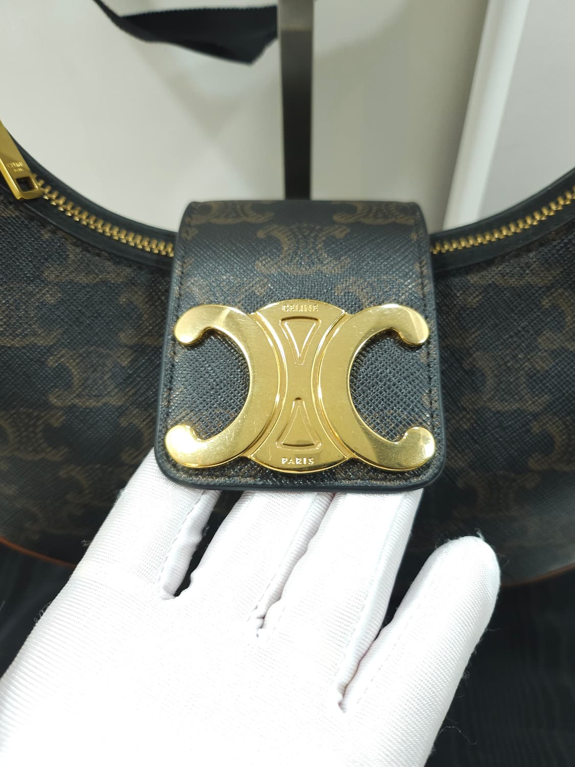 [정품] 셀린느 미디엄 트리옹프 아바백 캔버스 상품이미지7