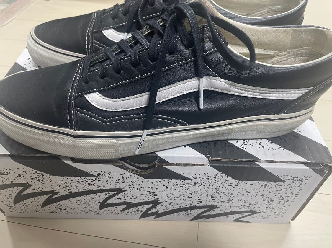 반스 볼트 og 올드스쿨 lx 레더 블랙 상품이미지4