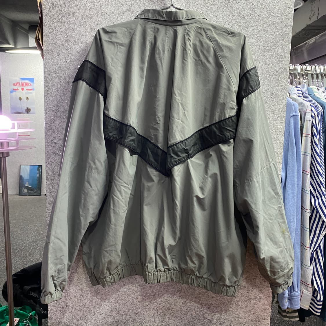 미군 ARMY 그레이 바람막이 B4342 상품이미지4