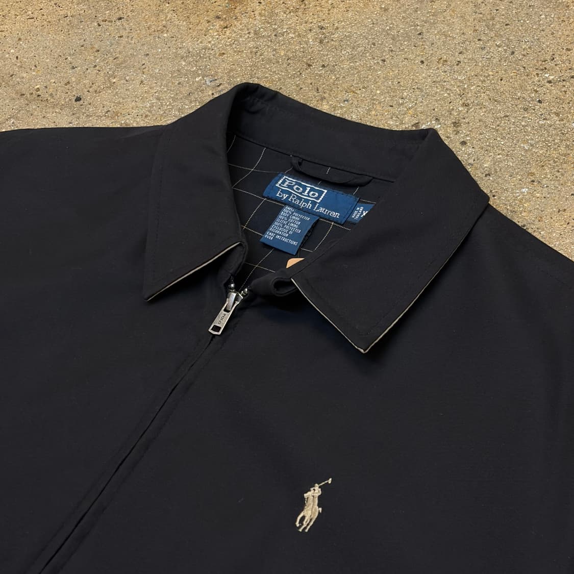 새상품급 미국 빈티지 폴로랄프로렌 블랙 스윙자켓 스윙탑 상품이미지3