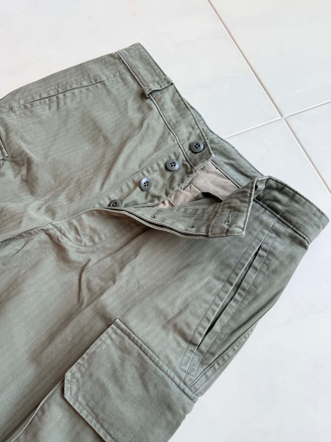 스테디에브리웨어 SEW M47 HBT 밀리터리 카고팬츠 2시이즈 상품이미지4