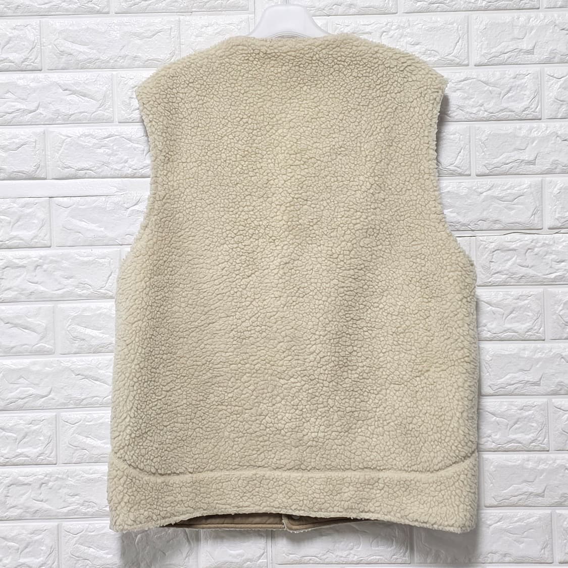 택포) 커버낫 양면 뽀글이 조끼 베스트 M 상품이미지4