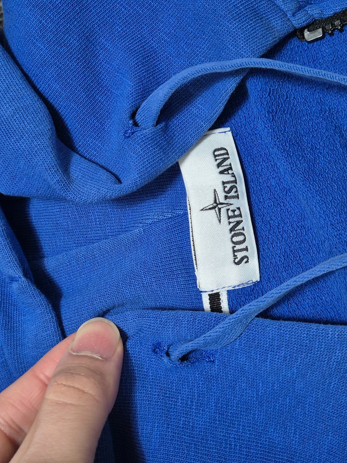 정품 스톤아일랜드 후드집업 95-M 파란색  상품이미지6