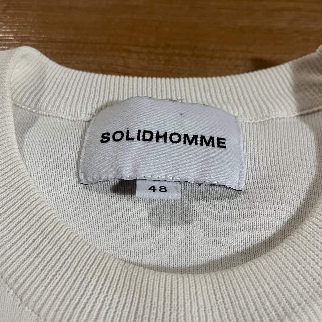 [100] 솔리드옴므 포켓 반팔니트 상품이미지3