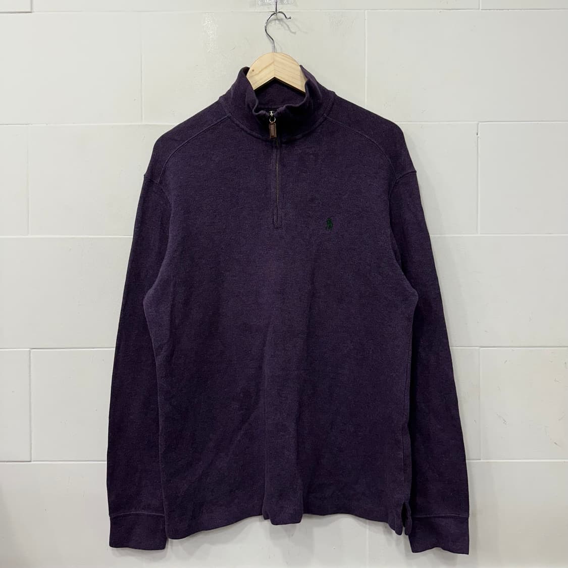 폴로 반집업 니트 상품이미지1