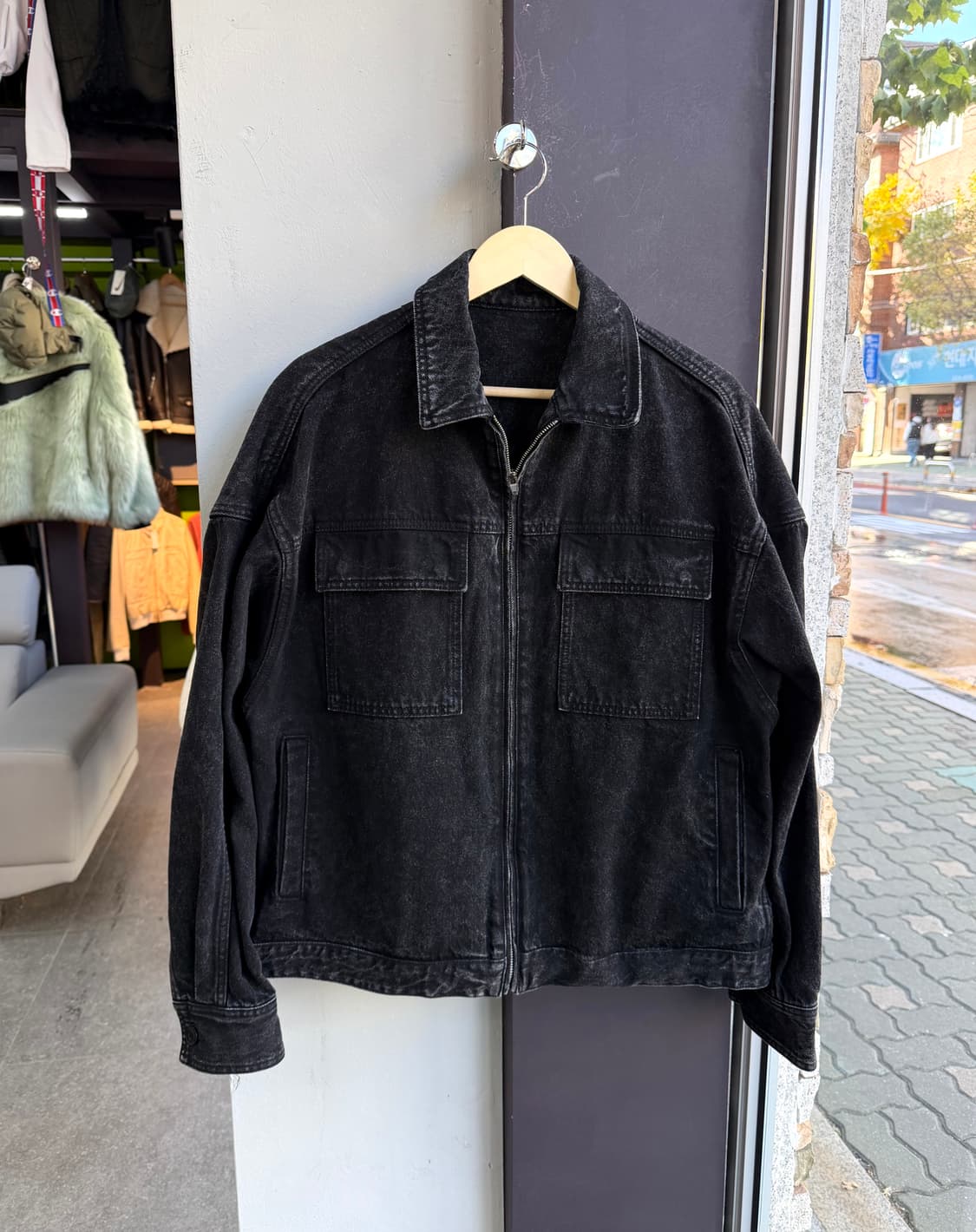 46/ 준지 23FW 흑청 포켓 데님 자켓 상품이미지2