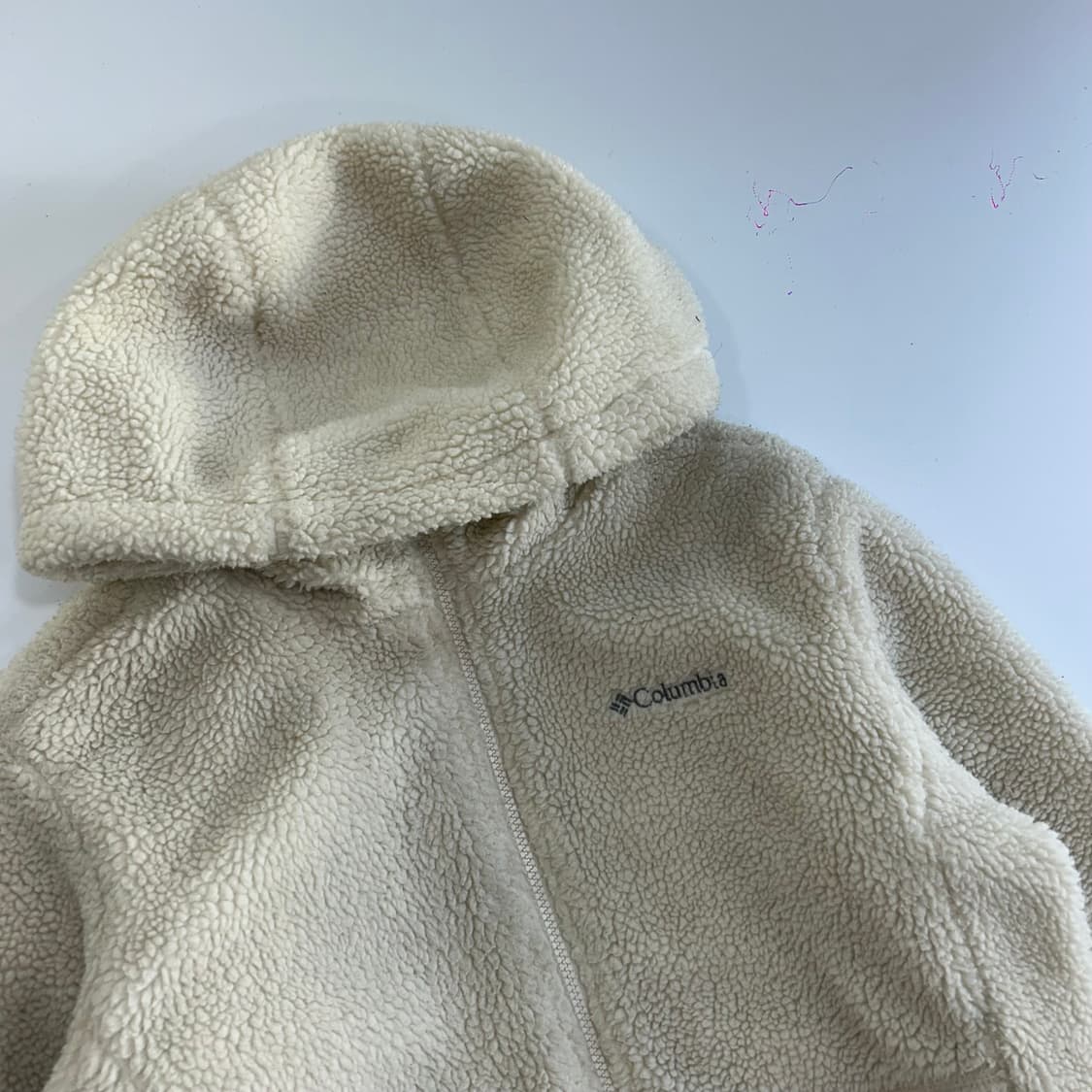 Columbia 콜롬비아 아이보리 후리스 집업 상품이미지4