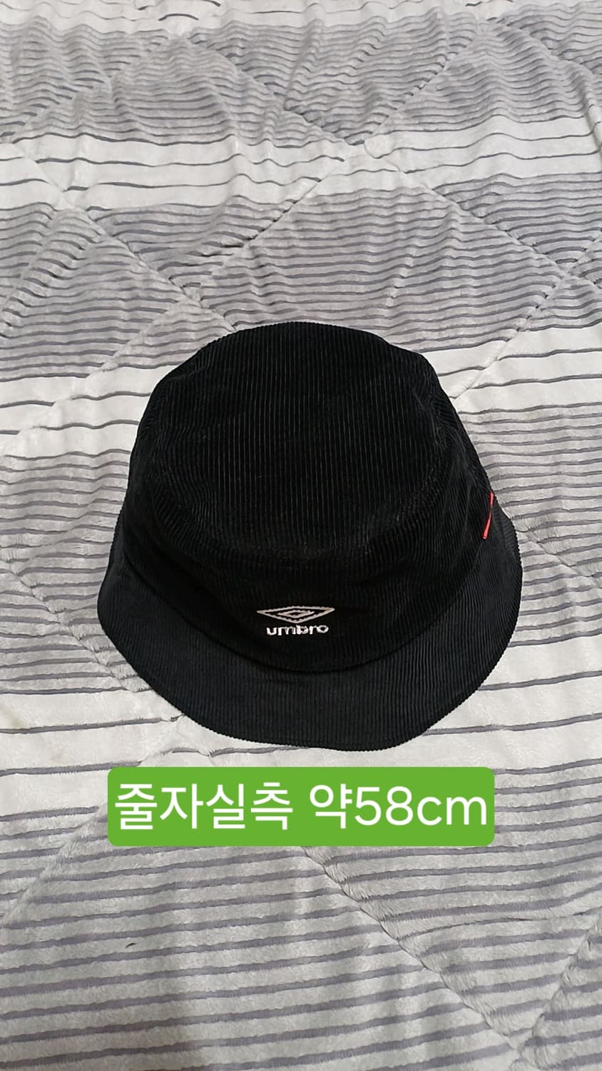 엄브로 코듀로이 버킷햇 줄자실측58 상품이미지1