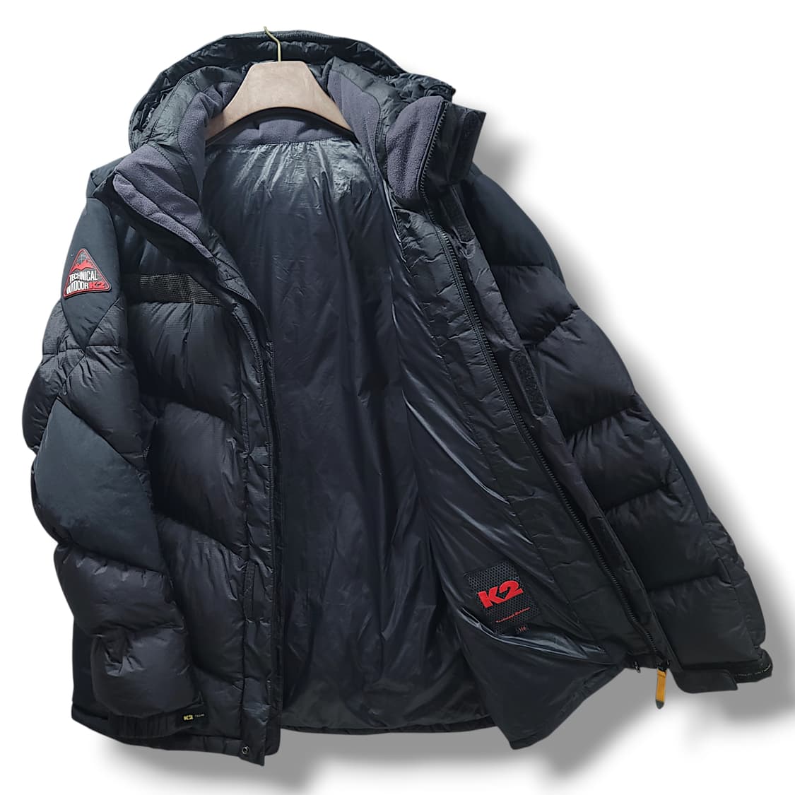 [110] K2 블랙 푸키 하이테크 기어 헤비 덕 다운 패딩 상품이미지9