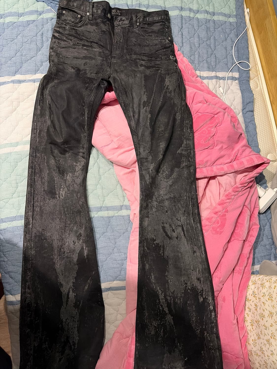 에모스탠스클럽 펜타그램 코티드 배기 플레어 상품이미지2