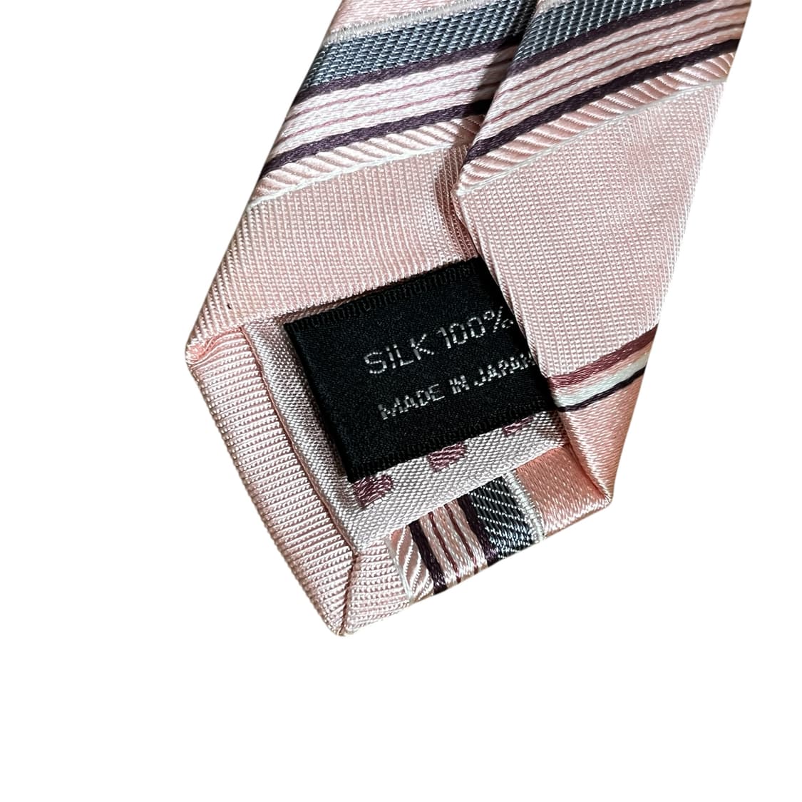 DKNY 핑크 그레이 스트라이프 넥타이 상품이미지3