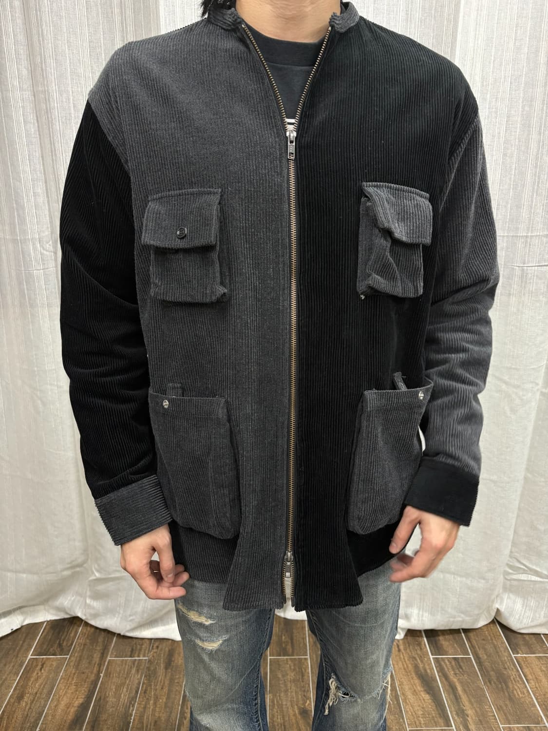 제페니즈빈티니 멜로우 피플 코듀로이 집업 재킷 상품이미지6